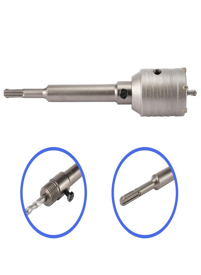 UPTODATETOOLS Concrete Hole Saw Kits 30mm 40mm 50mm Concrete Wall Hole Saw 200mm Connecting Rod for SDS Plus Hammer Drills, Circle Drill Bits Hole Saw Set - Image 4